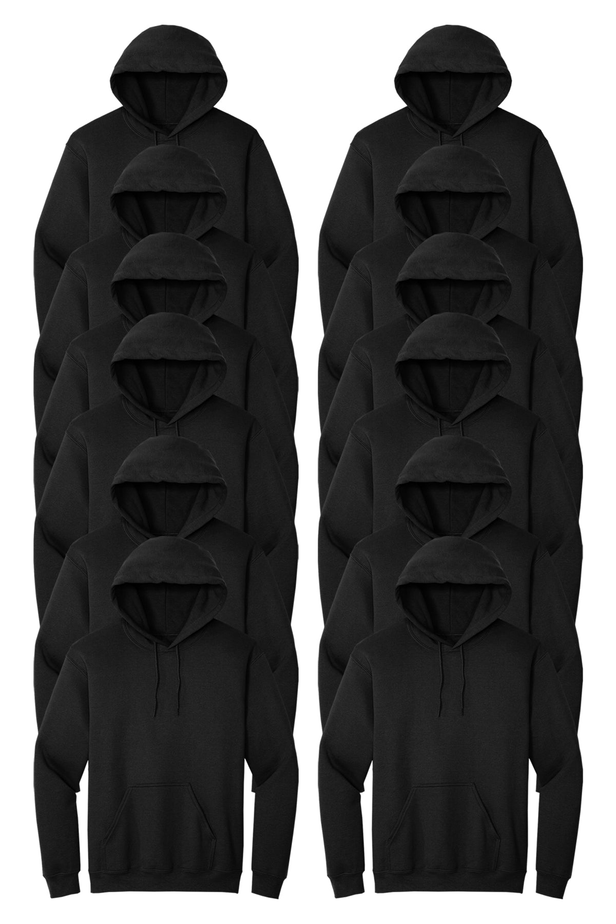black color hoodie 12 pack