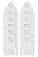 White color hoodie 12 pack