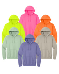 Mens Pullover Hoodies Adult Heavy Blend Soft & Cozy Hooded Sweatshirt Pack of 6 - Multicolor