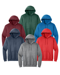 Mens Pullover Hoodies Adult Heavy Blend Soft & Cozy Hooded Sweatshirt Pack of 6 - Multicolor