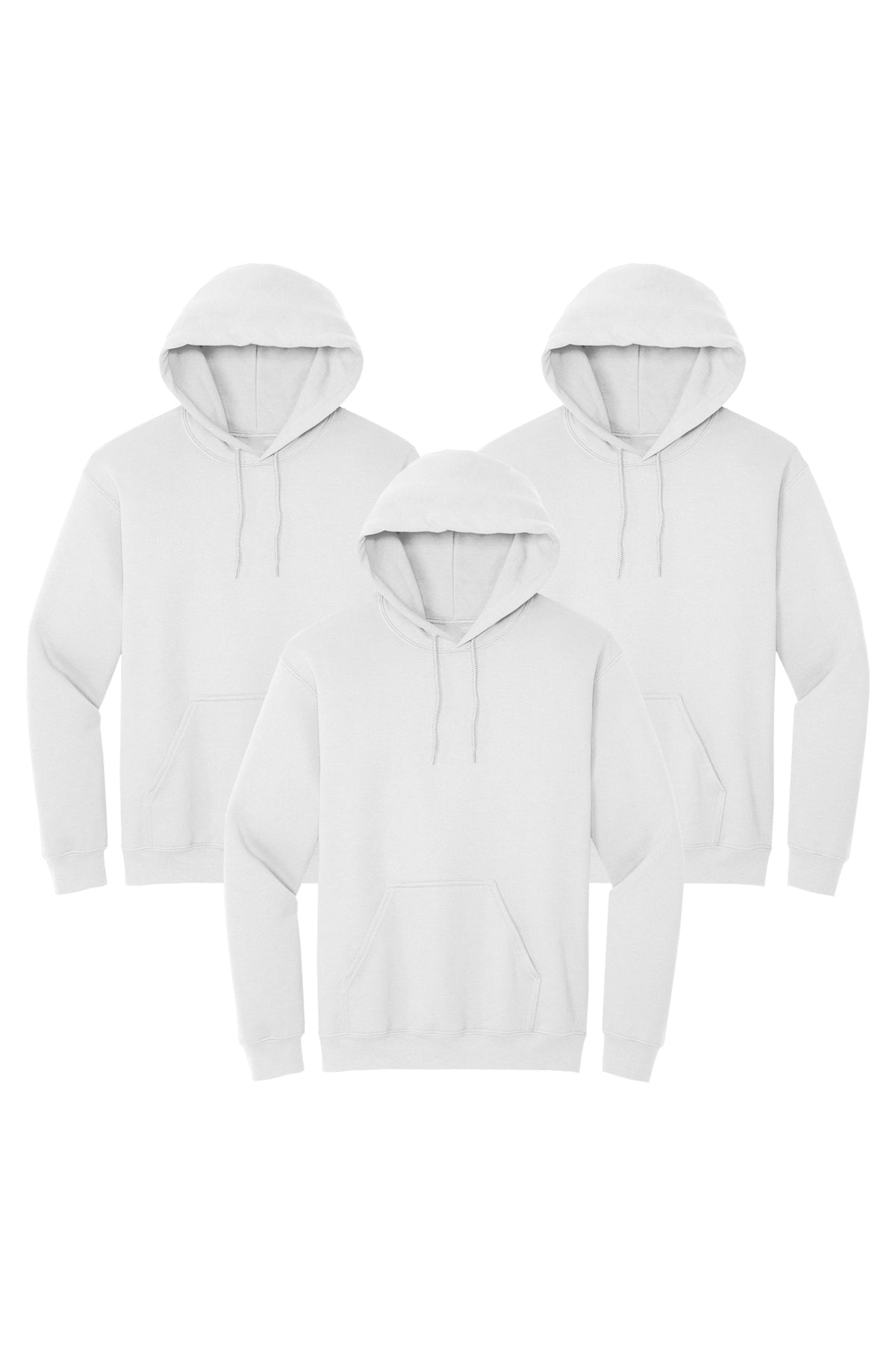 White color hoodie 3 pack