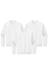 white color sweatshirt 3 pack