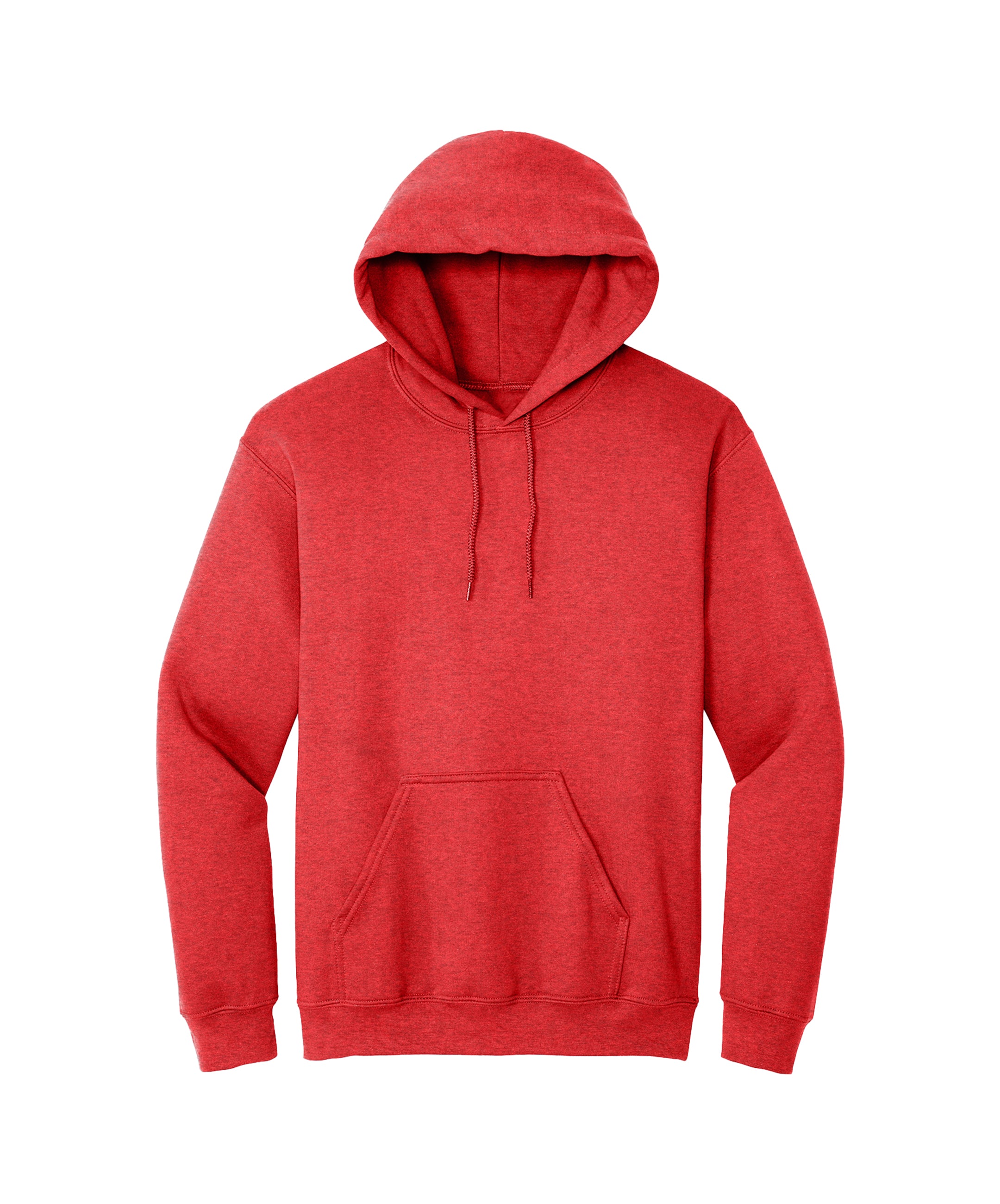 Heather Scarlet Red color hoodie