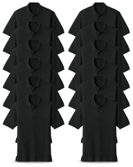 black polo shirt pack of 12