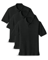 black polo shirt pack of 3