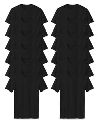 black t-shirts pack of 12