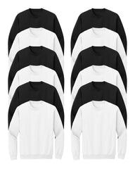 Black and white sweatshirts pack of 12