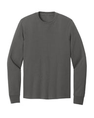 grey long sleeve shirt on a white background