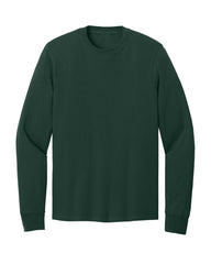 dark green long sleeve shirt on a white background