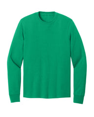 green long sleeve shirt on a white background