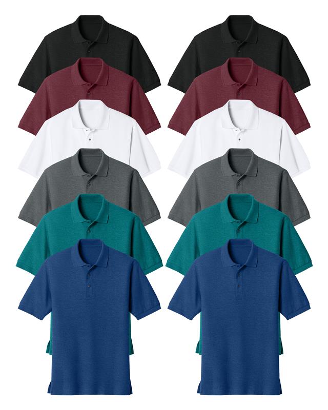 mens multicolors polo shirts pack of 12