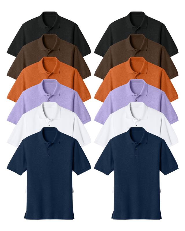 multicolors polo shirts pack of 12