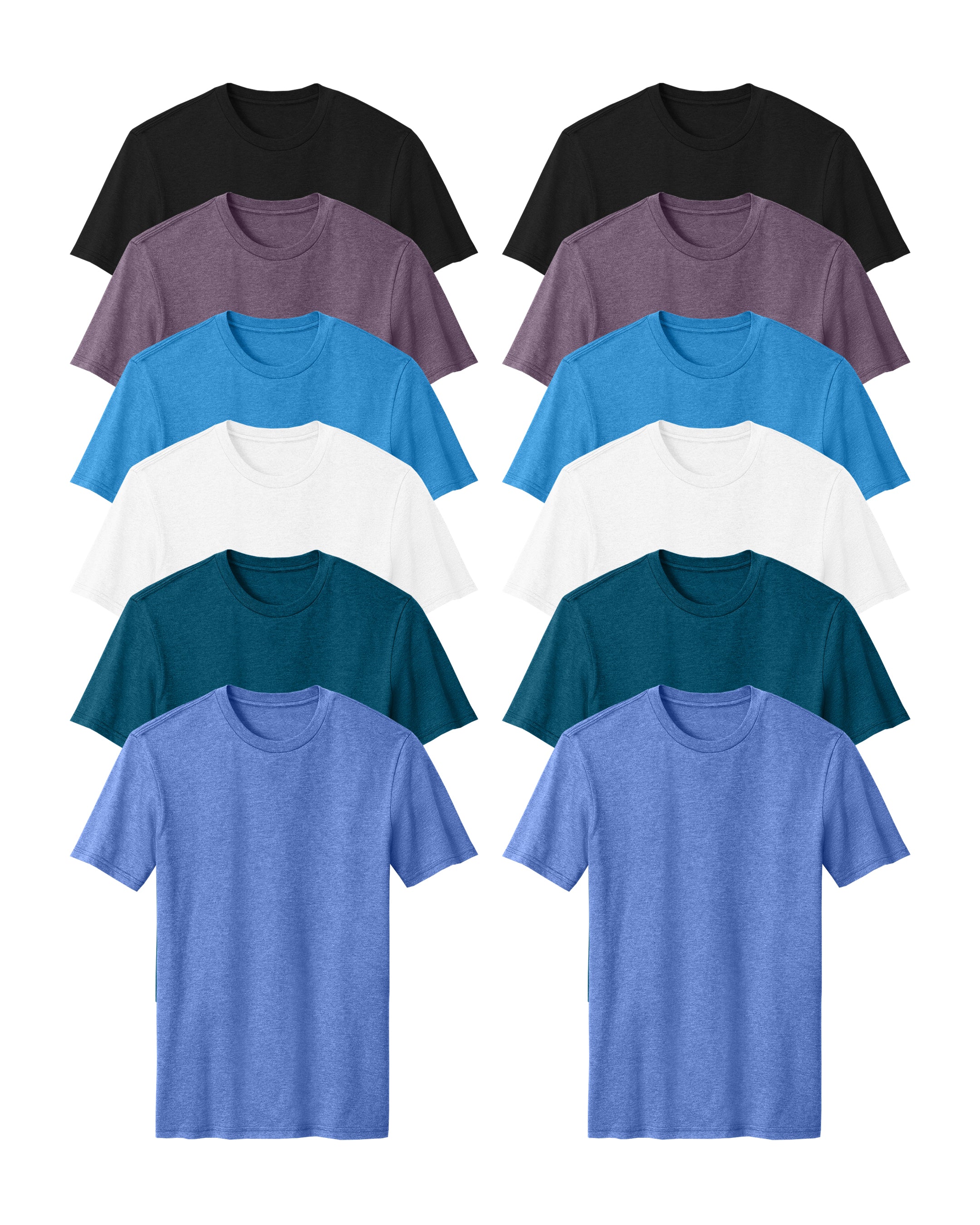 multicolors t shirt 12 pack