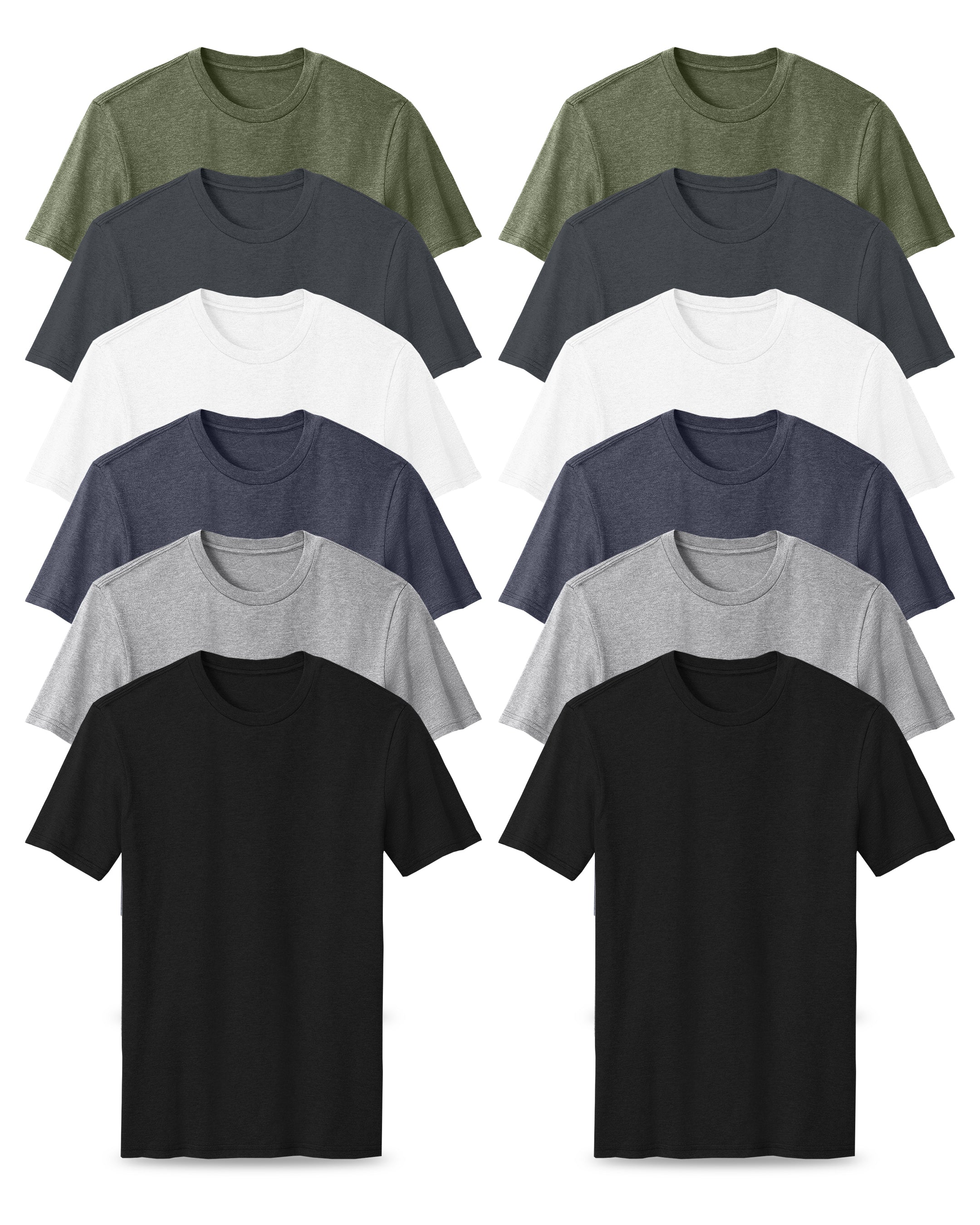 multicolors t-shirts pack of 12