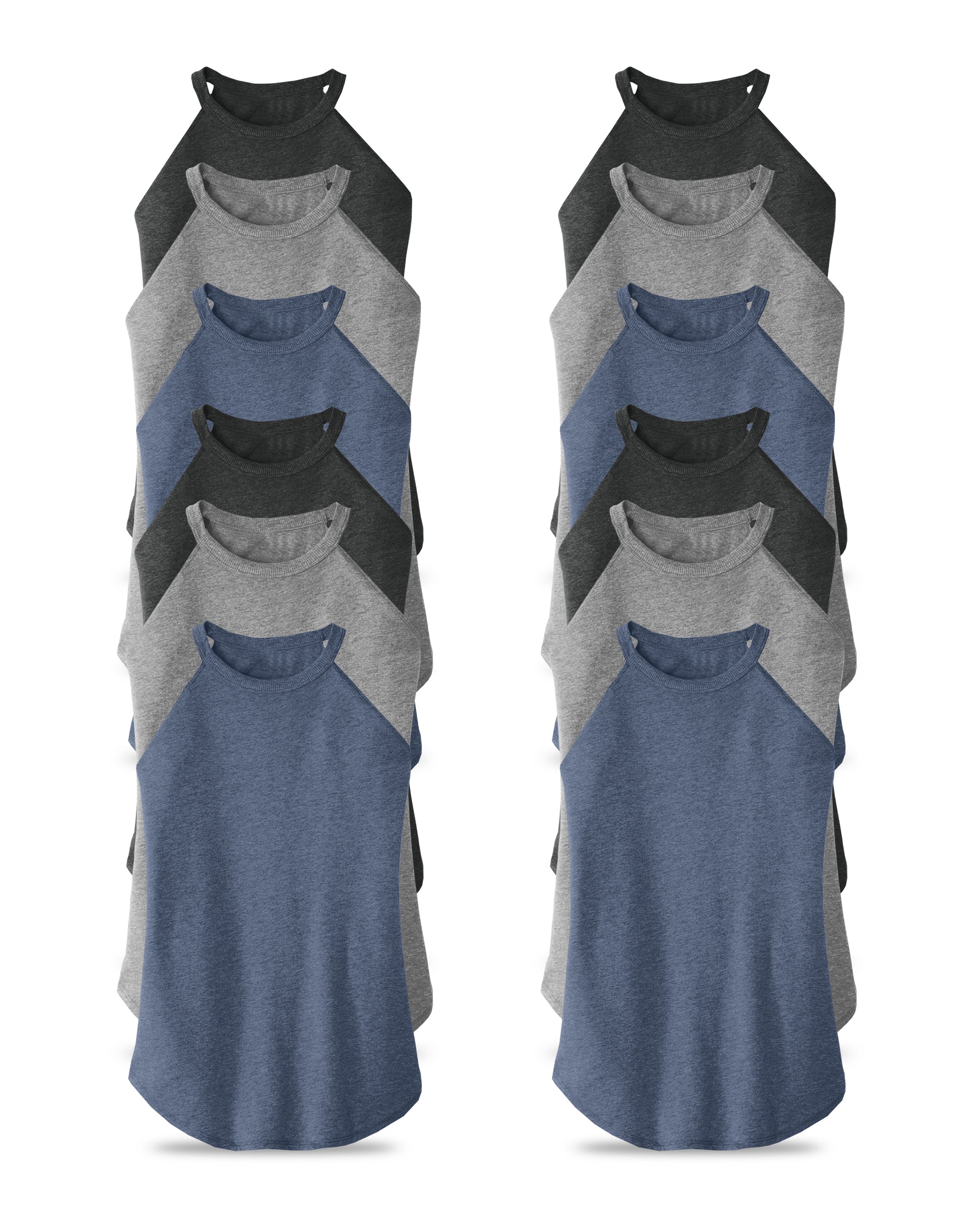 multicolors tank tops Pack 12