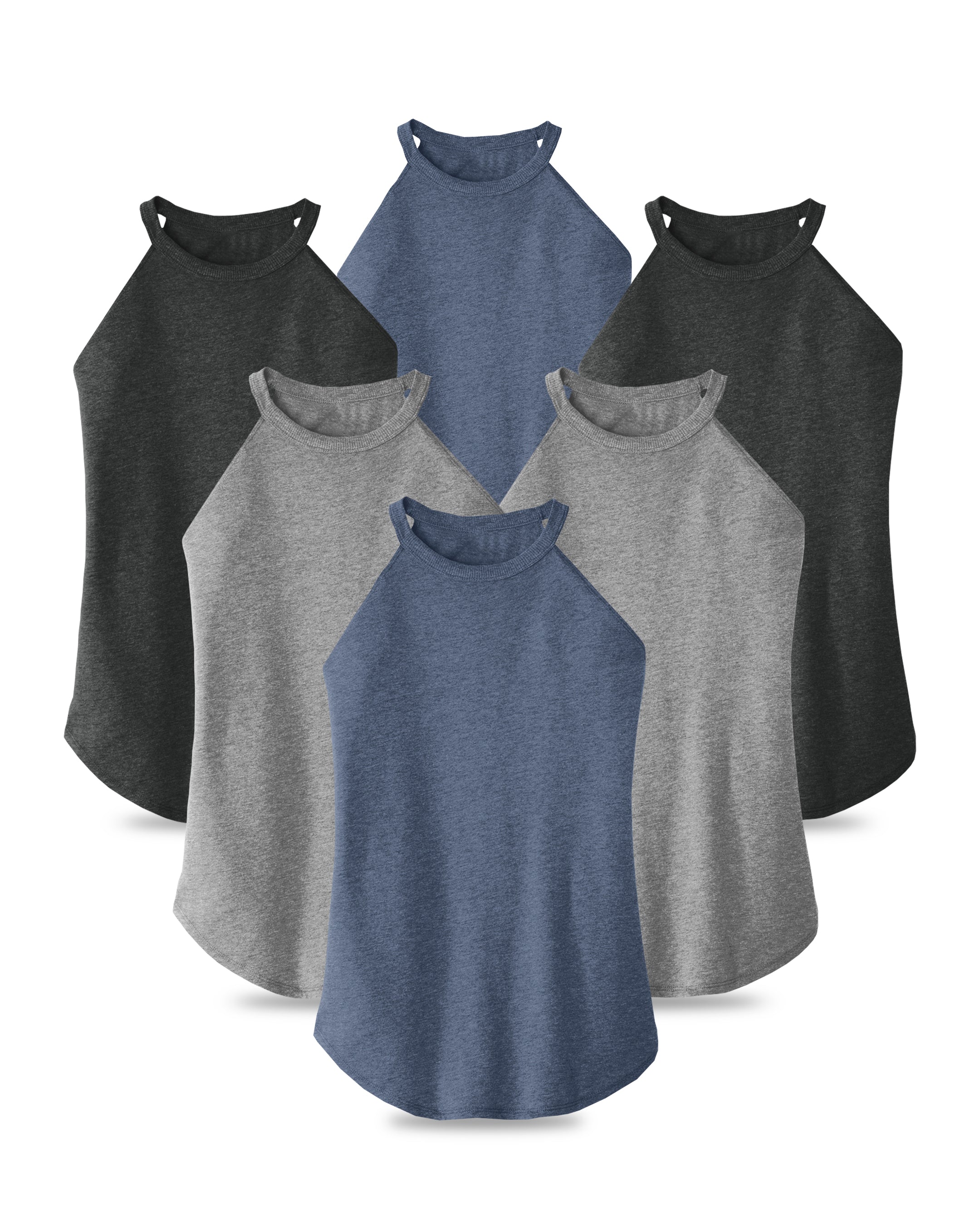 tank tops multicolors for women pack of 6