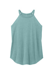womens tank tops heathered eucalyptus blue