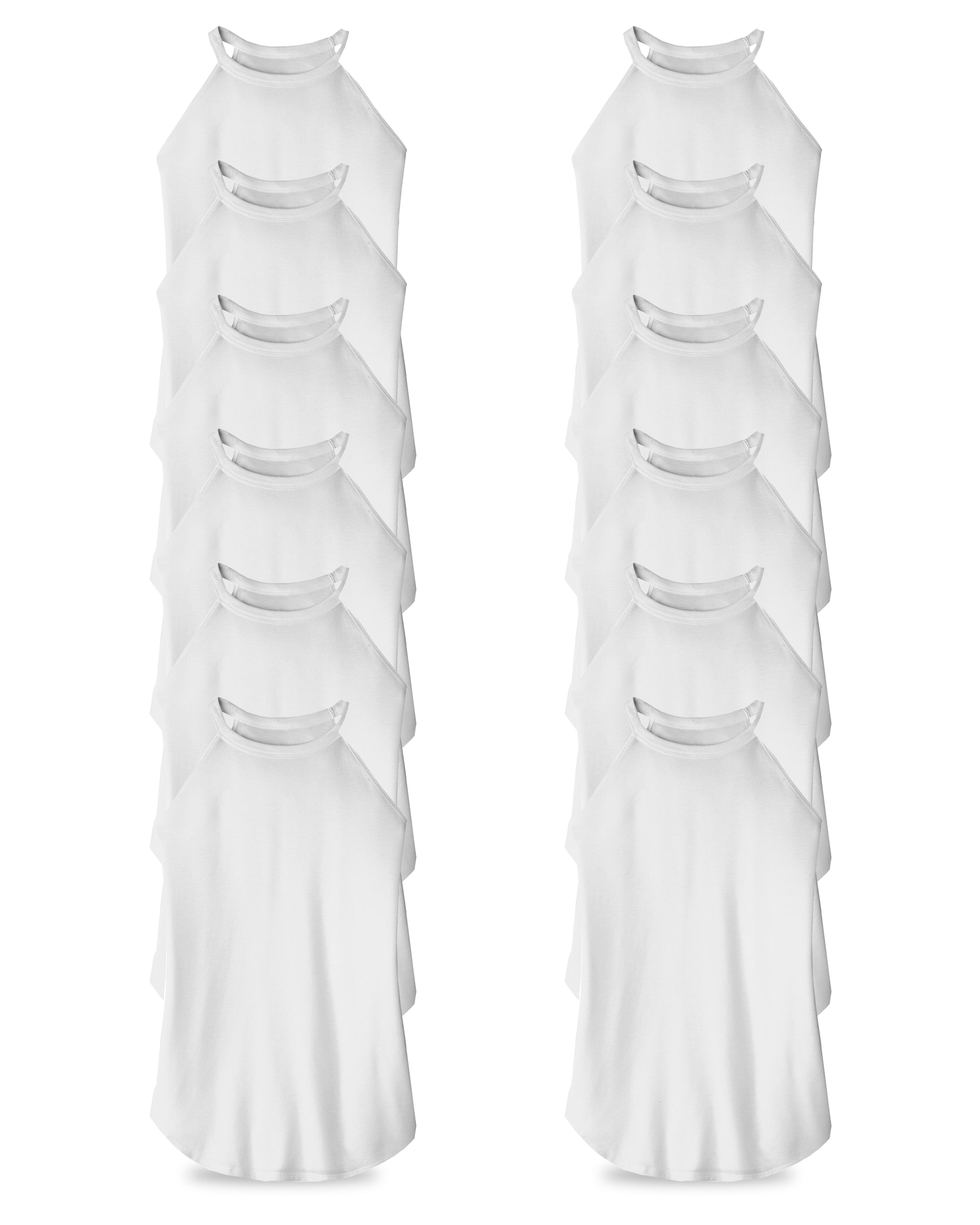 white tank tops for womens 12 pack