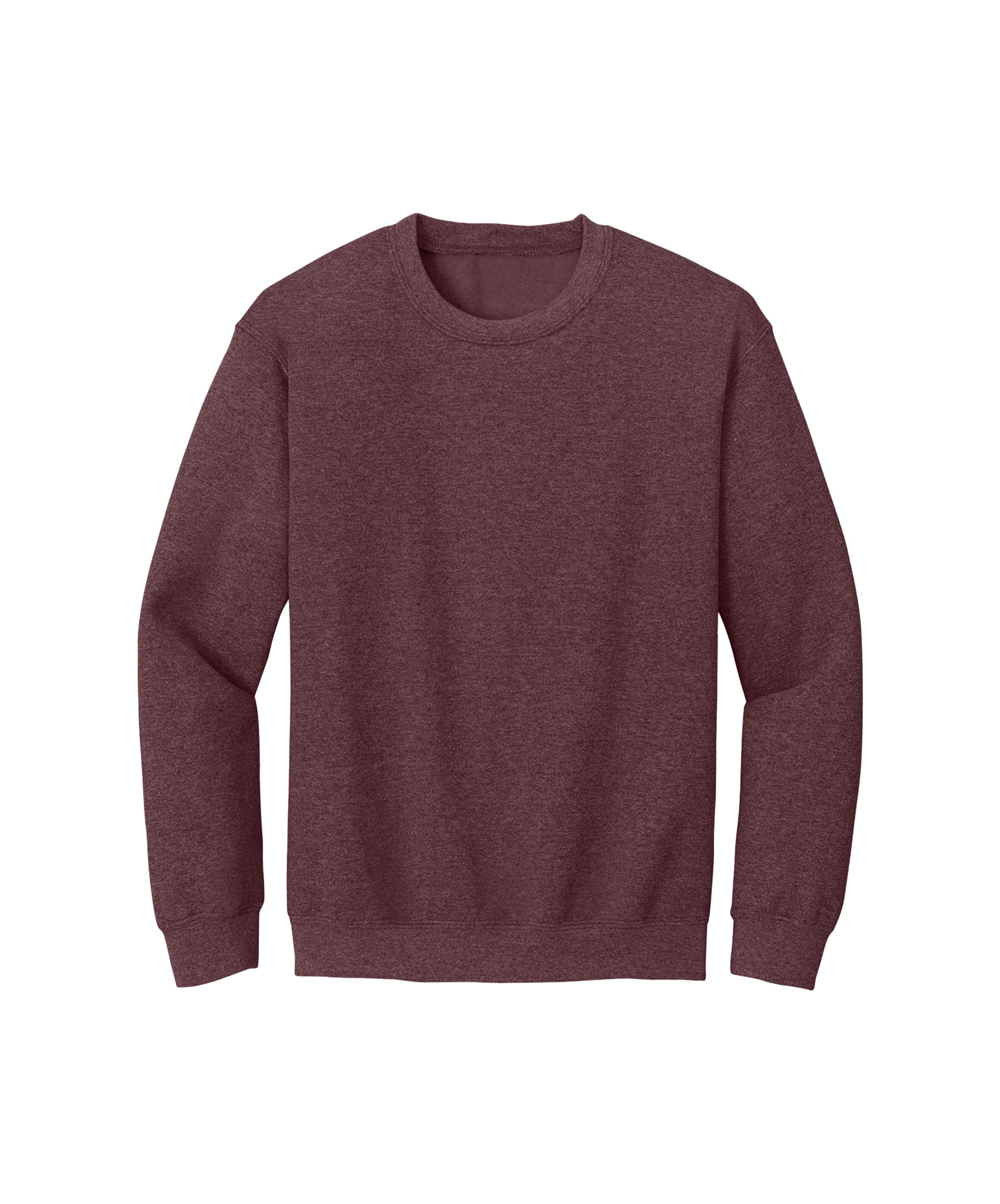 heather dark maroon sweatshirt