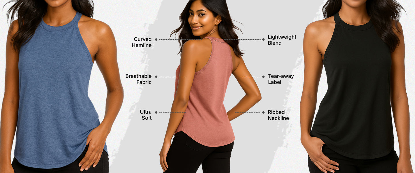 Pack of 6 Multi-Color Tank Tops for Women's – Jnriver Apparel